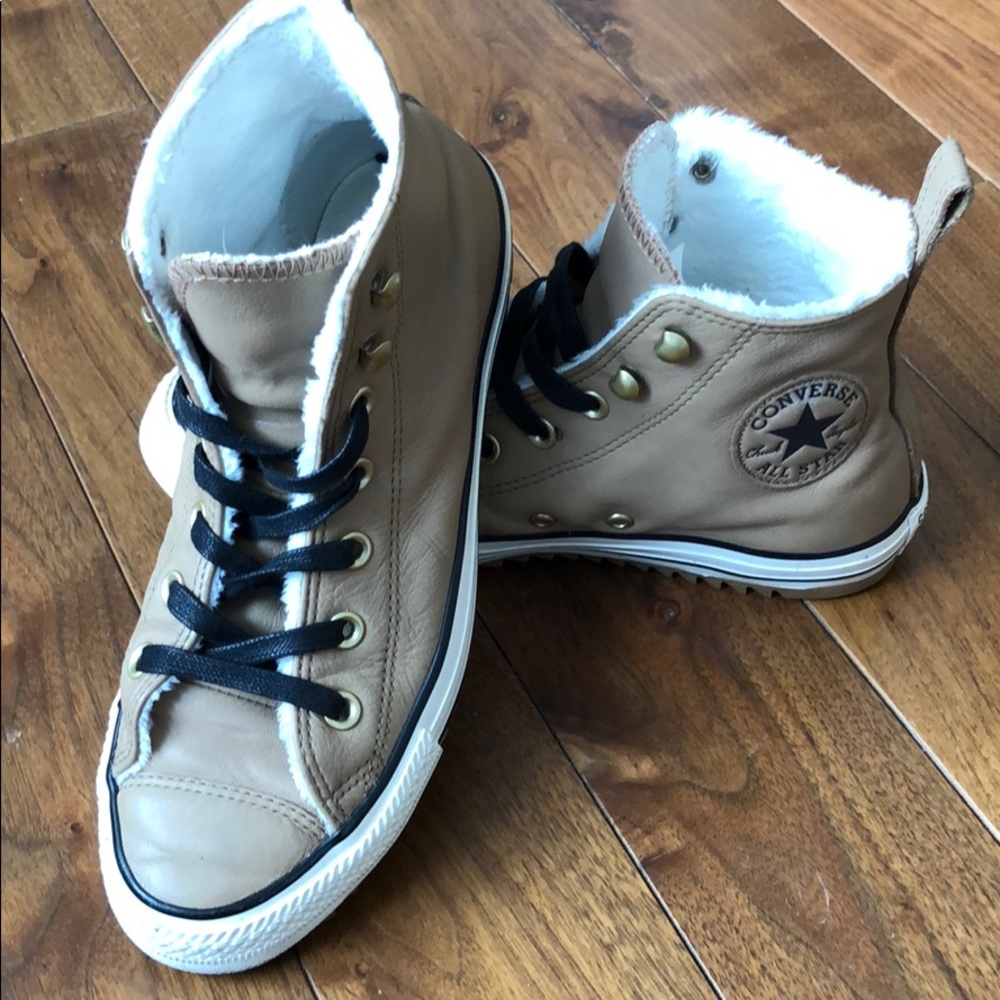 Tan Converse Sneakers